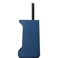 Tiger Toiletborstelhouder TESS met opbergfunctie vrijstaand en Swoop borstel flexibel blauw/zwart