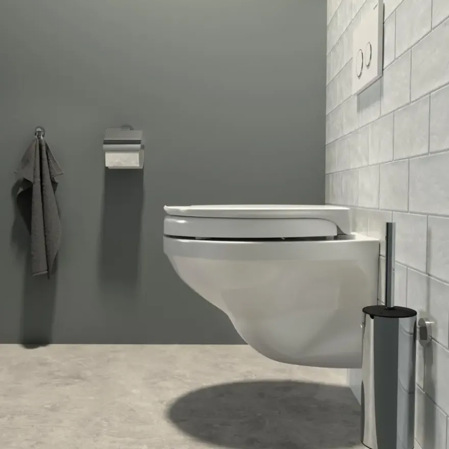 Tiger Toiletbril comfort care wit met deksel verhoogd