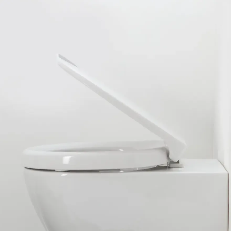 Tiger Toiletbril comfort care wit met deksel verhoogd