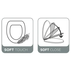 Tiger Toiletbril Hetta MDF Bruin met Softclose