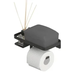 Tiger toiletrolhouder Caddy Zwart