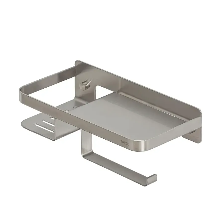 Tiger toiletrolhouder Caddy Rvs