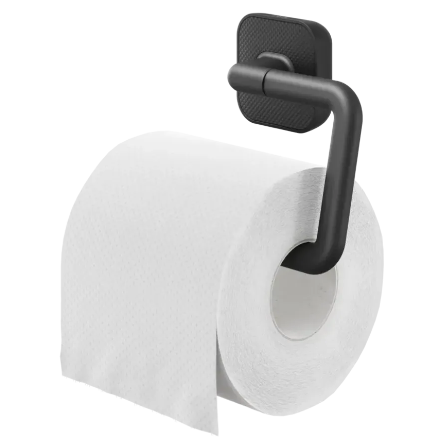 Tiger toiletrolhouder Carv zonder klep Zwart