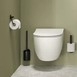 Tiger toiletrolhouder Colar zonder klep Zwart