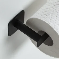 Tiger toiletrolhouder Colar zonder klep Zwart