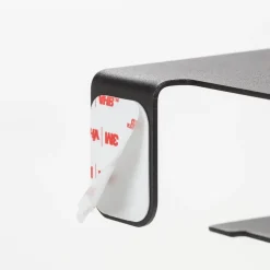 Tiger toiletrolhouder Colar met planchet Zwart