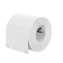 Tiger toiletrolhouder Cooper zonder klep met L-vorm RVS geborsteld / Zwart