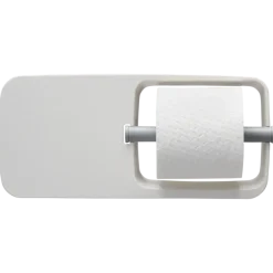 Tiger Toiletrolhouder TESS met planchet wit/lichtgrijs