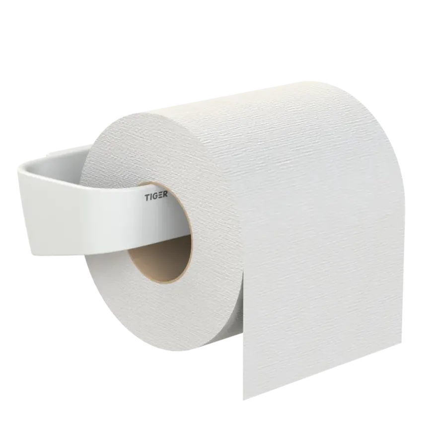 Tiger Toiletrolhouder TESS wit