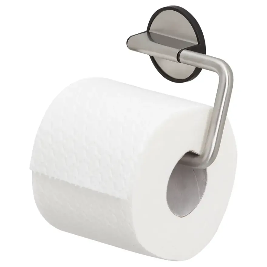 Tiger Toiletrolhouder Tune inox zwart zonder klep