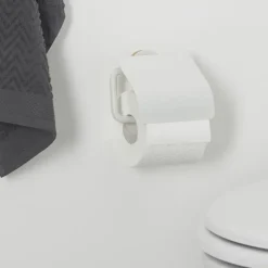 Tiger Toiletrolhouder Urban Wit met Klep