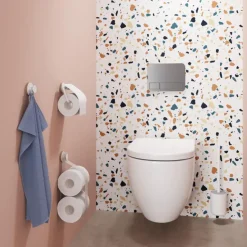 Tiger Toiletrolhouder Urban Wit met Klep