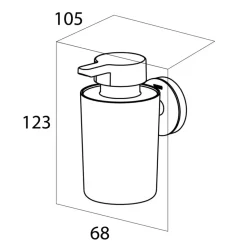 Tiger zeepdispenser Urban wit