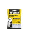 Toggler alligatorplug met flens AF8 8 mm 20 stuks