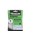 Toggler Alligatorplug 8mm met schroef 6 st.