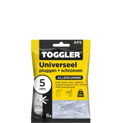 Toggler Universeelplug 5mm met schroef 6 st.
