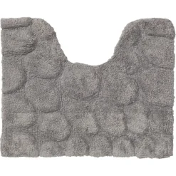 Toiletmat Pebbles 50x60cm grijs