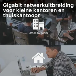 TP-Link 10/100/1000 Mbps Desktop switch met 8 aansluitingen TL-SG108
