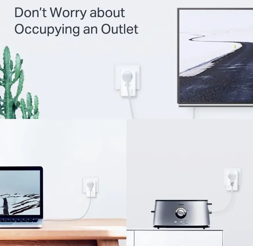 TP-Link Powerline TL-PA7027P 2 stuks (geen WIFI)