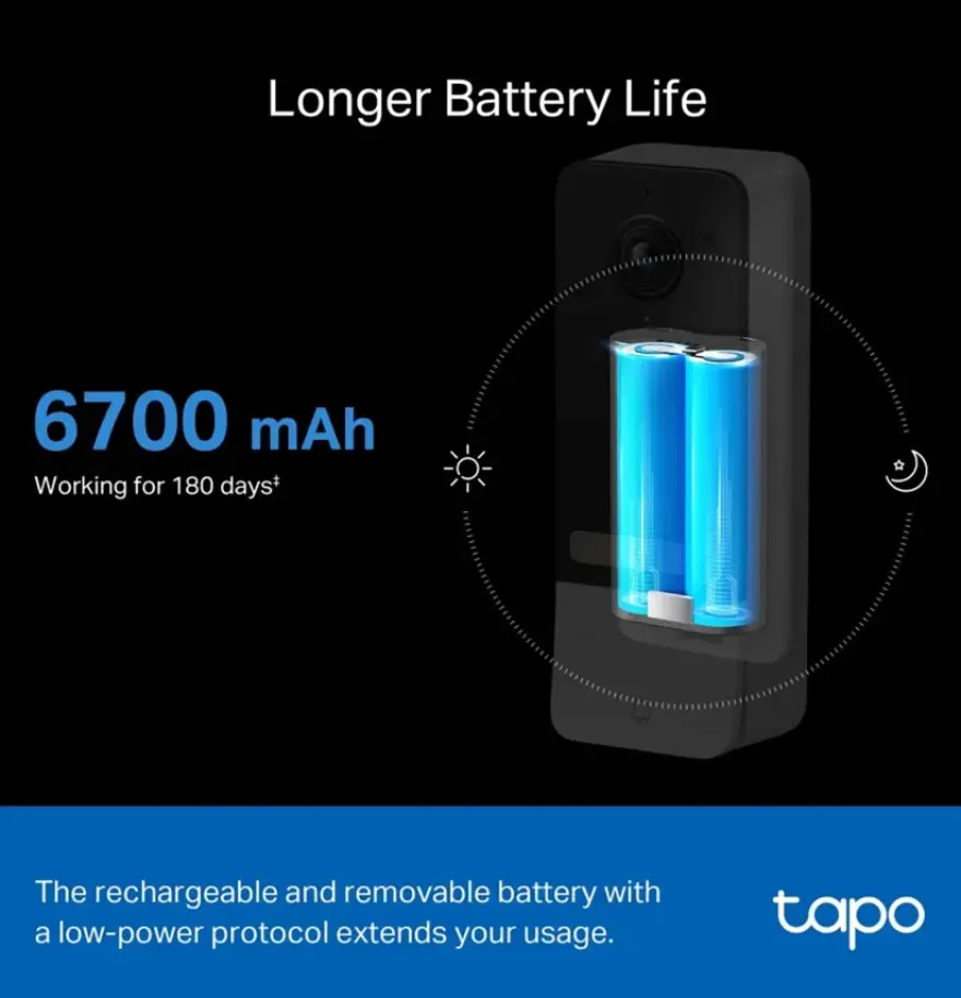 TP-Link Tapo D230S1 video deurbel met batterij