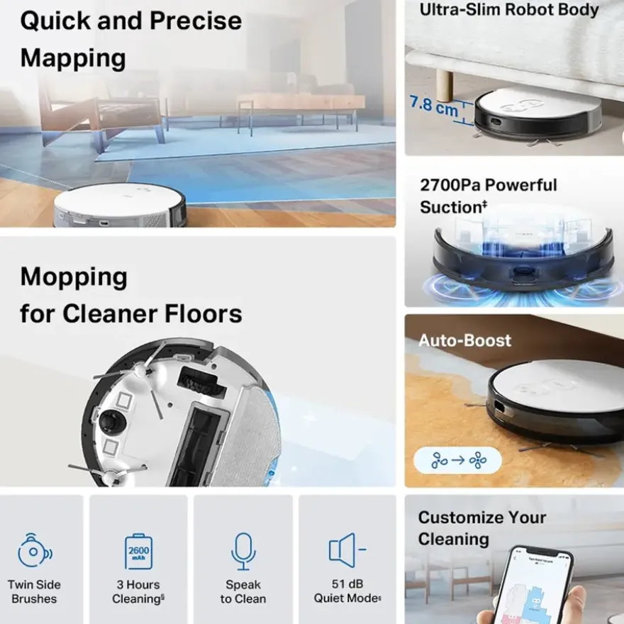 TP-Link Tapo Robotstofzuiger RV20