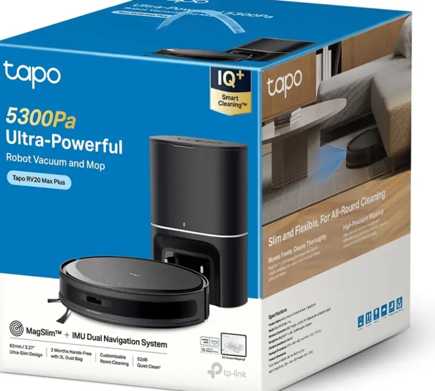 TP-Link Tapo robotstofzuiger RV20 Max Plus