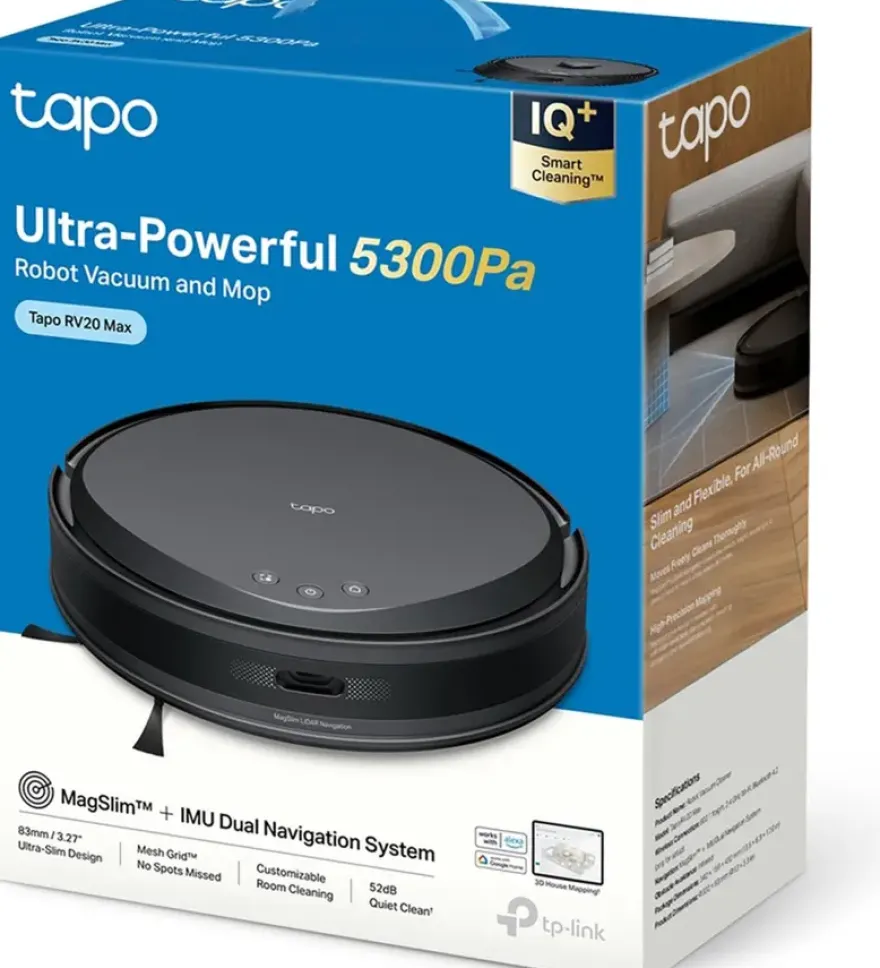 TP-Link Tapo robotstofzuiger RV20 Max