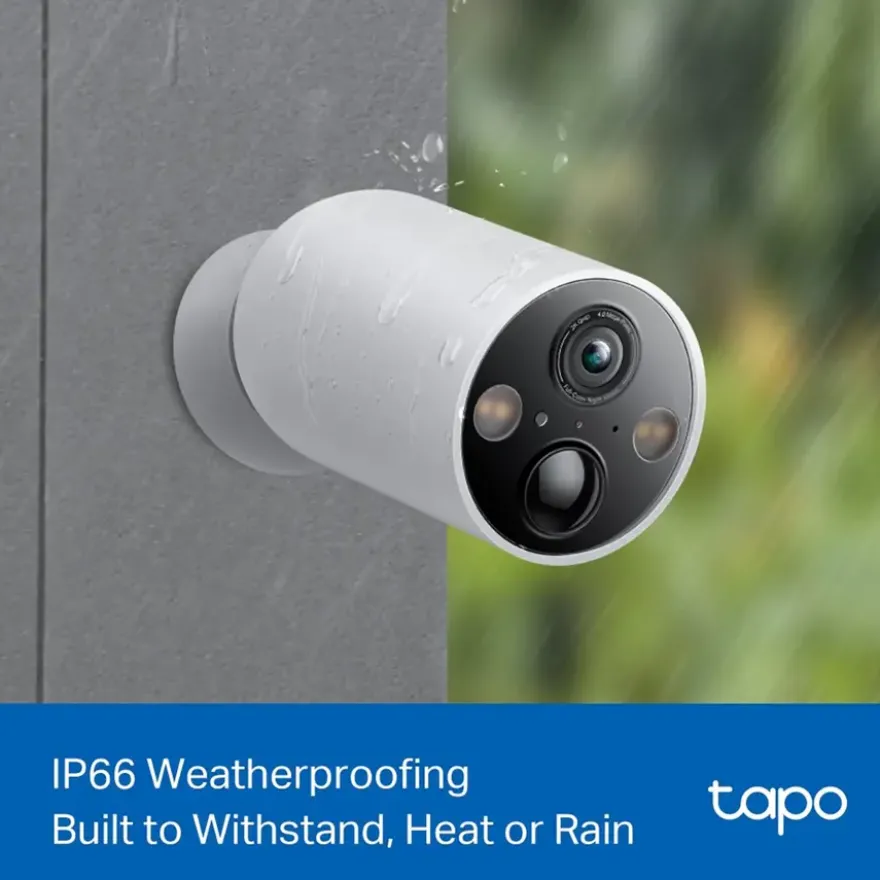 TP-Link Tapo TC425 2x beveiligingscamera's voor buiten 2K QHD met batterij