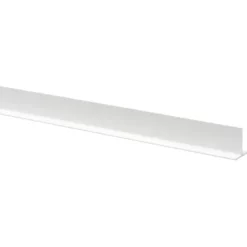 T-profiel kunststof wit 18x18 mm lengte 260 cm