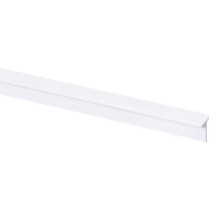 T-profiel kunststof wit 18x18 mm lengte 260 cm