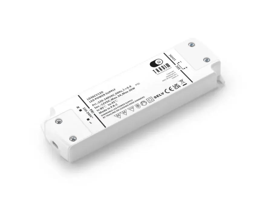 Tradim dimbare LED driver recht 12V 36W
