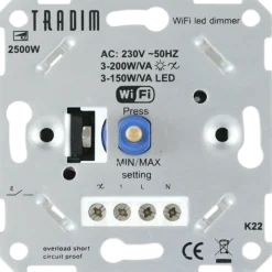 Tradim Wifi muurdimmer 3-200W/VA