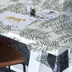 Transparant Tafelzeil Fern 140 x 220cm