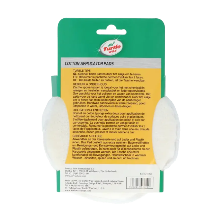 Turtle Wax poetspad katoen