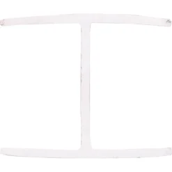 Tussenprofiel kunststof wit 21x25 mm lengte 260 cm