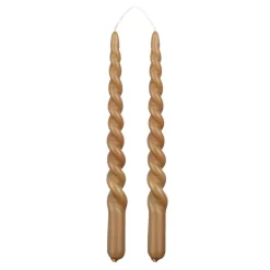 Twist dinerkaars bruin 2 stuks - h29xd2,2cm