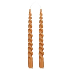 Twist dinerkaars donker bruin 2 stuks - h29xd2,2cm