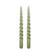 Twist dinerkaars donker groen 2 stuks - h29xd2,2cm