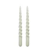 Twist dinerkaars licht groen 2 stuks - h29xd2,2cm