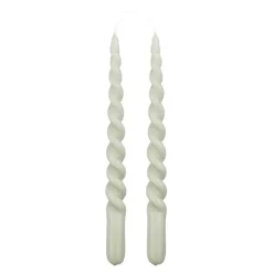 Twist dinerkaars licht groen 2 stuks - h29xd2,2cm