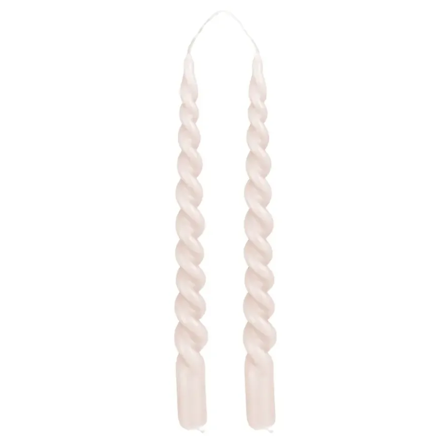 Twist dinerkaars l.roze 2 stuks - h29xd2,2cm