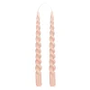 Twist dinerkaars roze 2 stuks - h29xd2,2cm