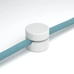 Universele kabelklem wit plastic 2pack