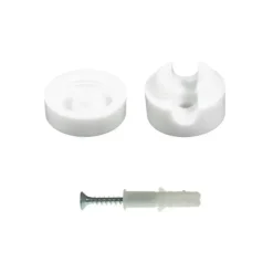 Universele kabelklem wit plastic 2pack