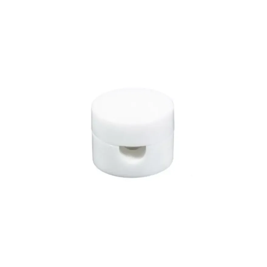 Universele kabelklem wit plastic 2pack