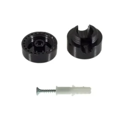 Universele kabelklem zwart plastic 2pack