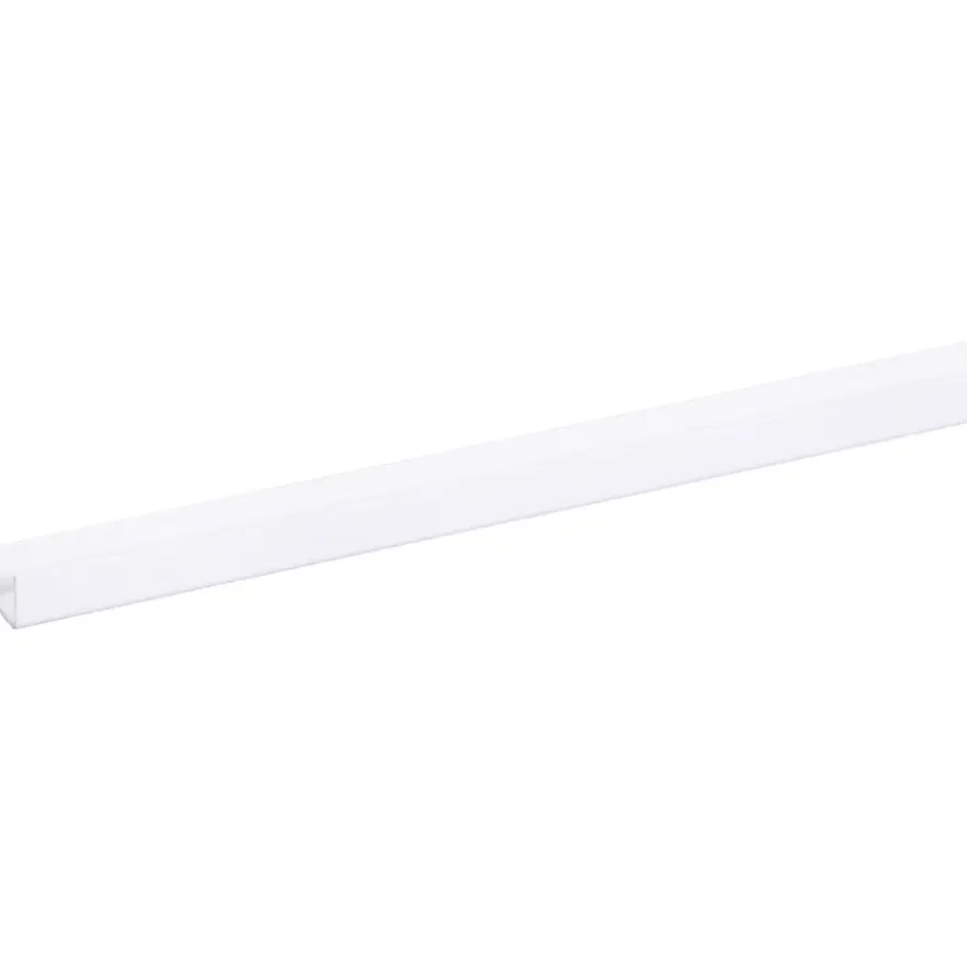 U-profiel kunststof wit 10x13 mm lengte 260 cm