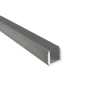 U-profiel aluminium mat zilver 22,5x22x2600x1.8mm