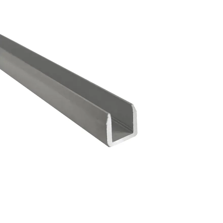 U-profiel aluminium mat zilver 22,5x22x2600x1.8mm