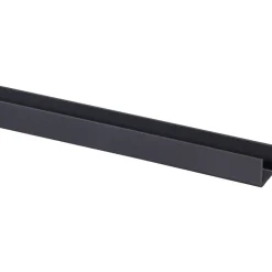 U-profiel kunststof antraciet 18x18 mm 260 cm
